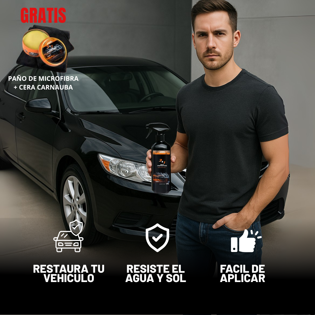 RESTAURADOR DE CARROS (PREMIUMWAX) + CERA GRATIS