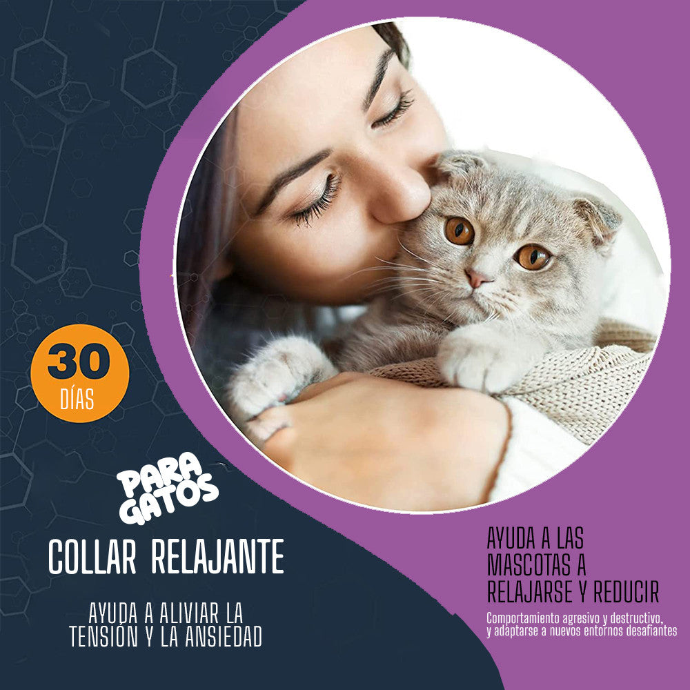 COLLAR RELAJANTE DE FEROMONAS (CALMPET) + EBOOK GRATIS