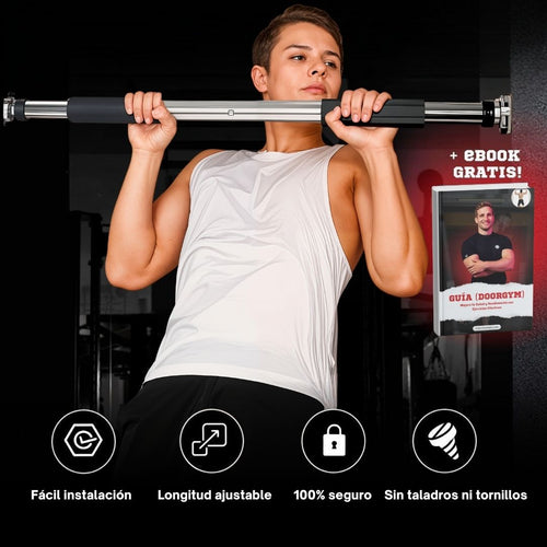 BARRA DE EJERCICIOS (DOORGYM) + EBOOK GRATIS