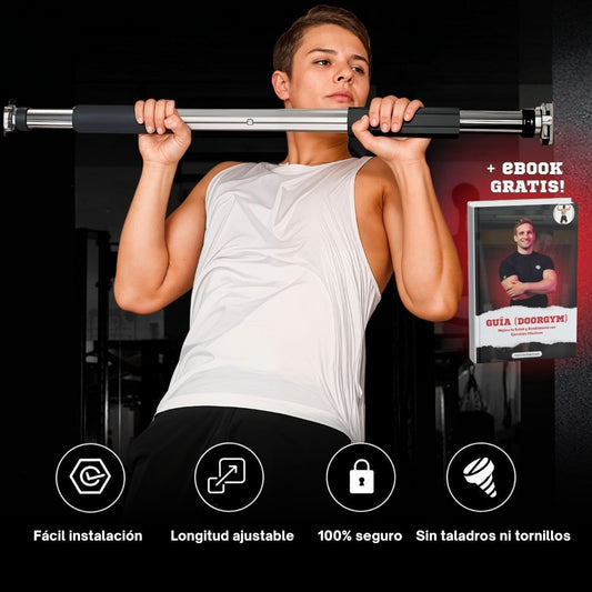 BARRA DE EJERCICIOS (DOORGYM) + EBOOK GRATIS