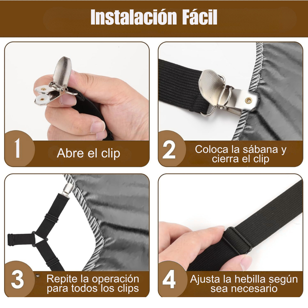 SUJETADOR DE SABANAS (GRIPBED) + EBOOK GRATIS