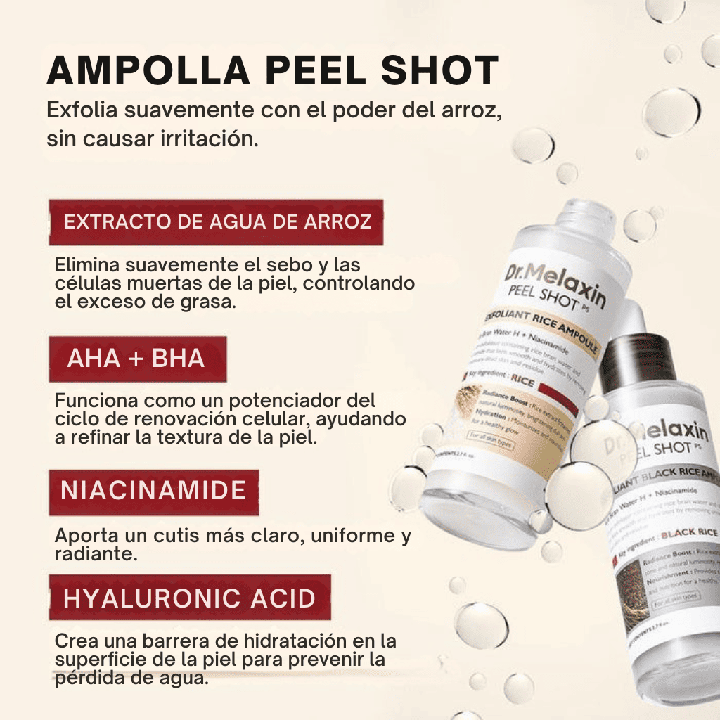 Exfoliantes Dr. Melaxil eliminan puntos negros, espinillas y manchas