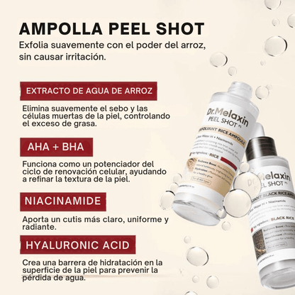 Exfoliantes Dr. Melaxil eliminan puntos negros, espinillas y manchas