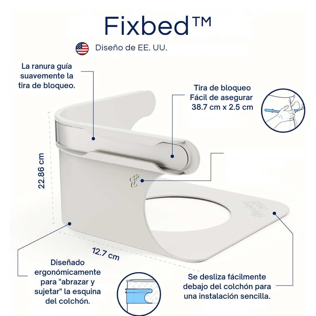 SUJETADORES (FIXBED) + EBOOK GRATIS: "Como dormir bien"