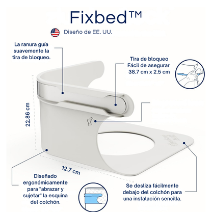 SUJETADORES (FIXBED) + EBOOK GRATIS: "Como dormir bien"