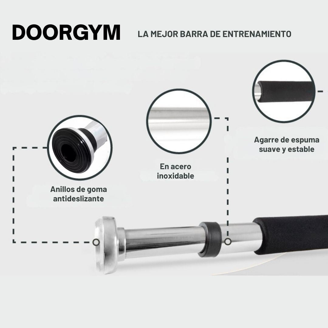 BARRA DE EJERCICIOS (DOORGYM) + EBOOK GRATIS