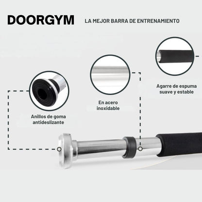 BARRA DE EJERCICIOS (DOORGYM) + EBOOK GRATIS