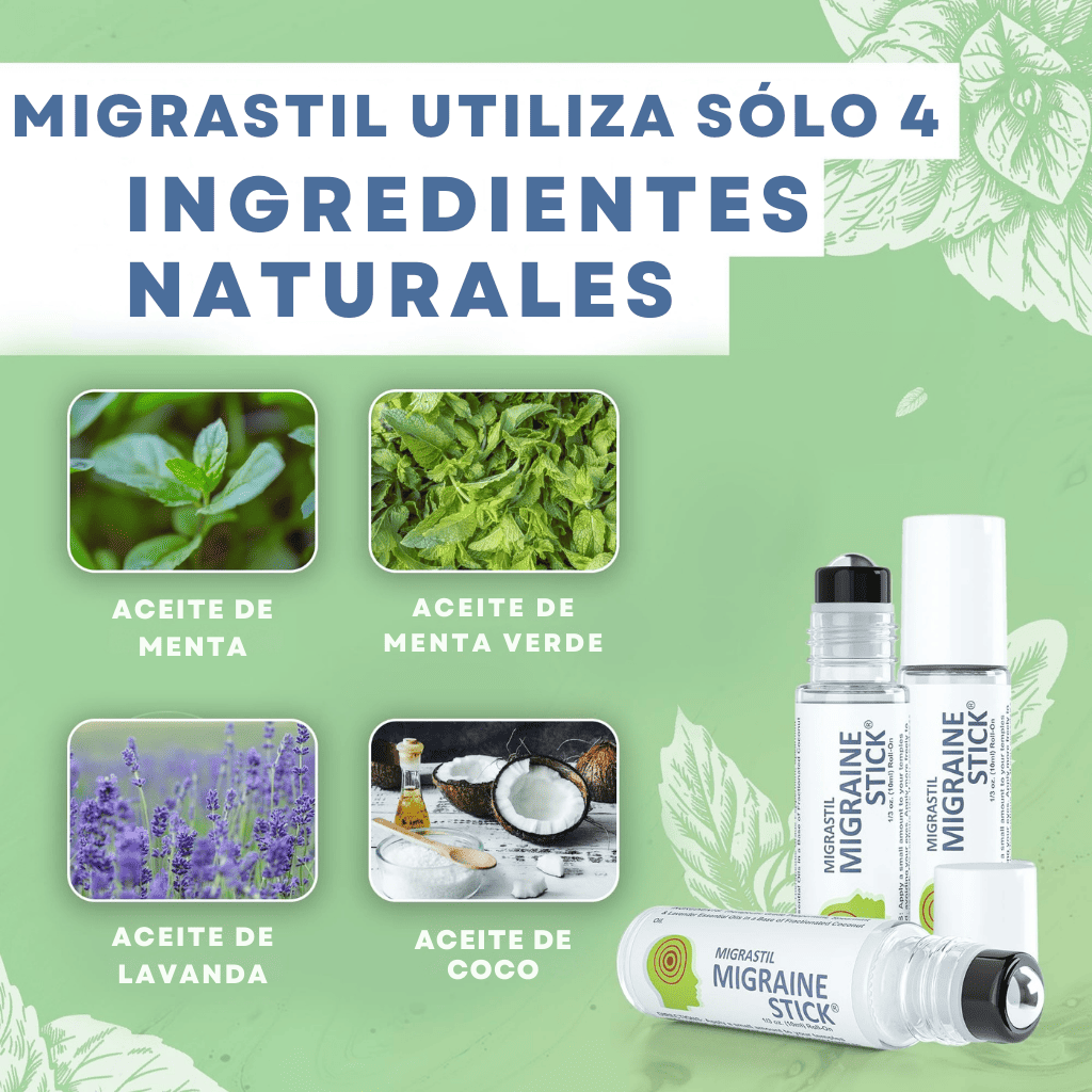 Alivia la migraña y el estrés (Migrastil)