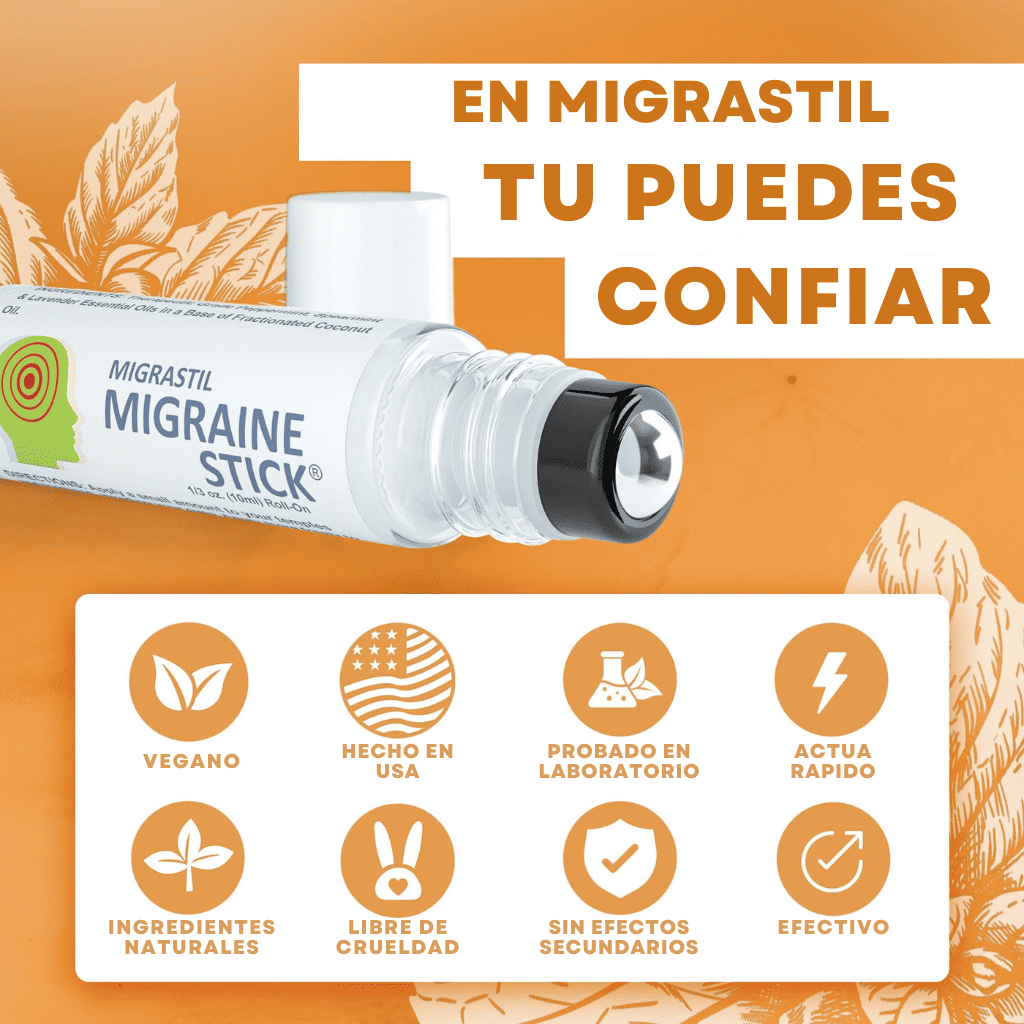 Alivia la migraña y el estrés (Migrastil)