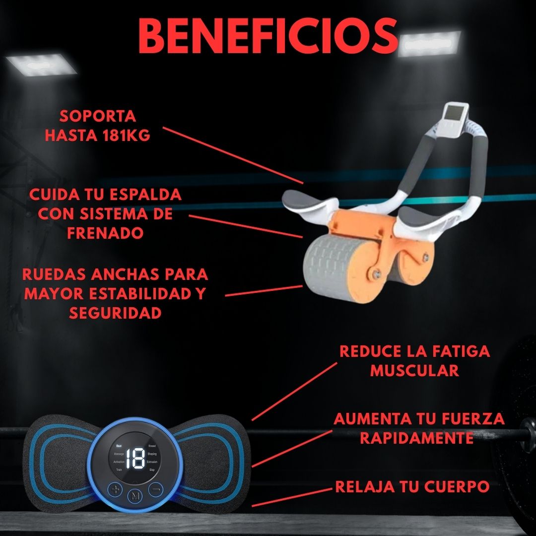 RODILLO Y ELECTROESTIMULADOR + ENVÍO GRATIS