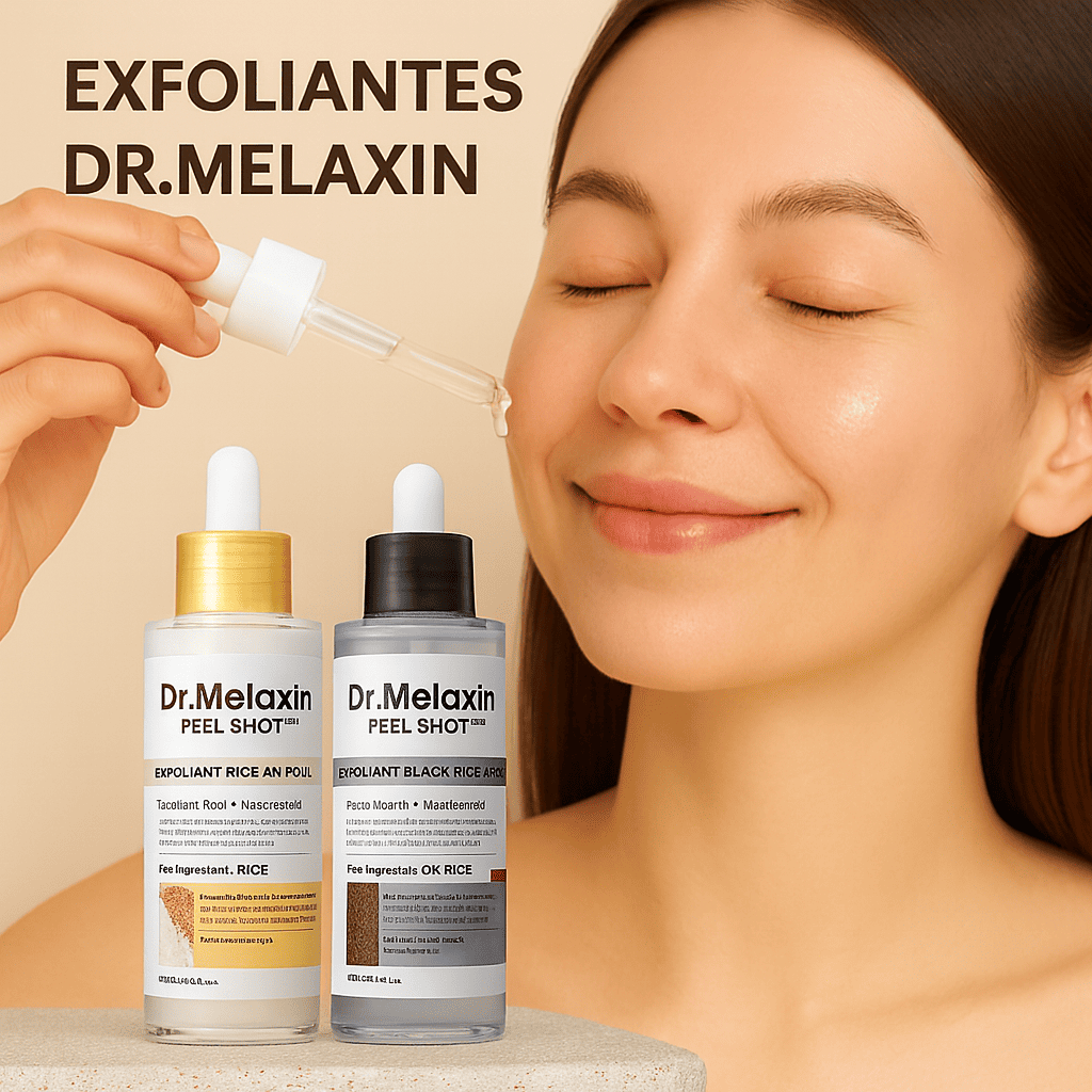 Exfoliantes Dr. Melaxil eliminan puntos negros, espinillas y manchas