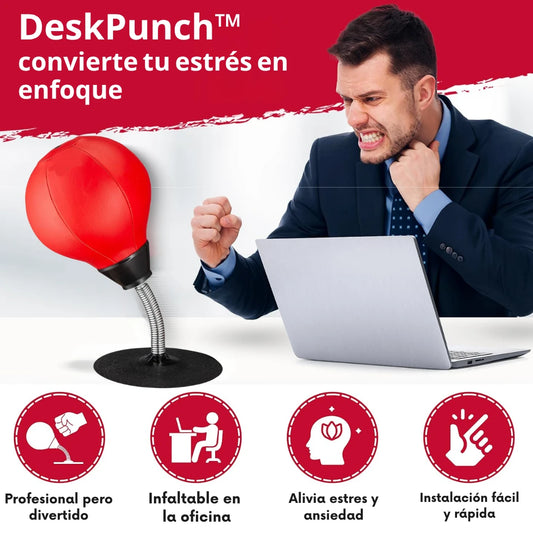 DeskPunch™ El único saco de boxeo profesional para escritorio