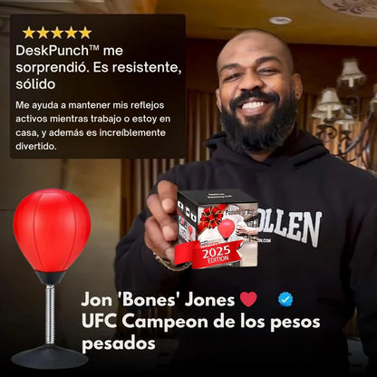 DeskPunch™ El único saco de boxeo profesional para escritorio