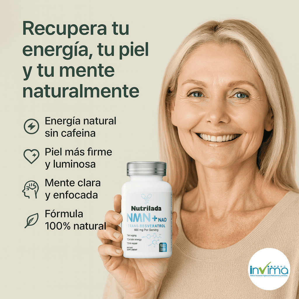 Nutrilada NMN Energía, juventud y claridad mental