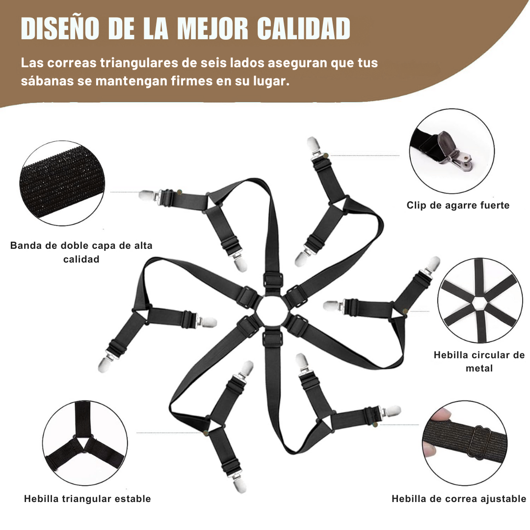 SUJETADOR DE SABANAS (GRIPBED) + EBOOK GRATIS
