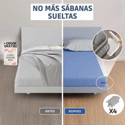 SUJETADORES (FIXBED) + EBOOK GRATIS: "Como dormir bien"
