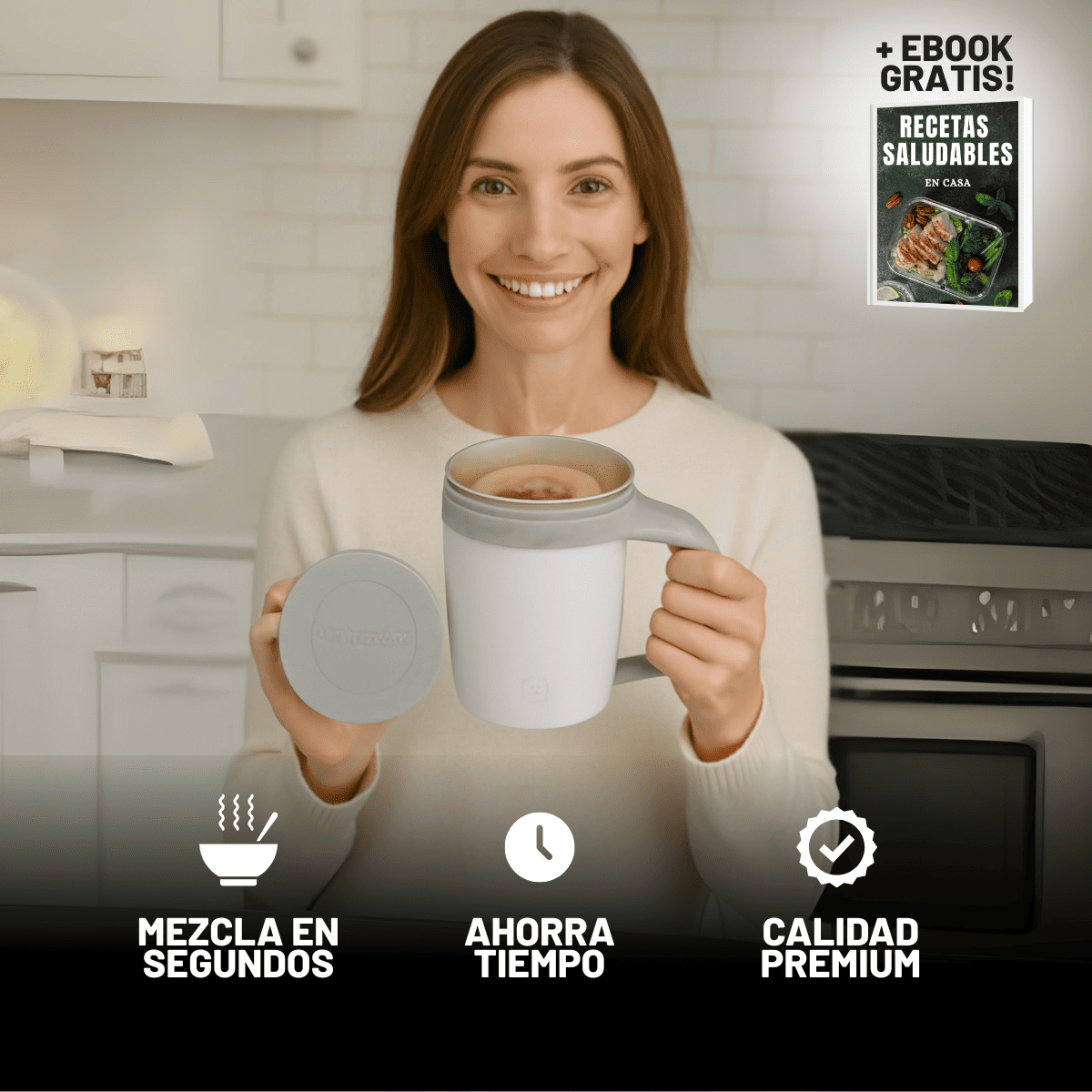 TAZA MEZCLADORA (MIXMASTER) + EBOOK GRATIS