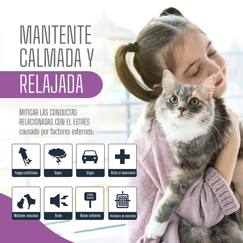 COLLAR RELAJANTE DE FEROMONAS (CALMPET) + EBOOK GRATIS